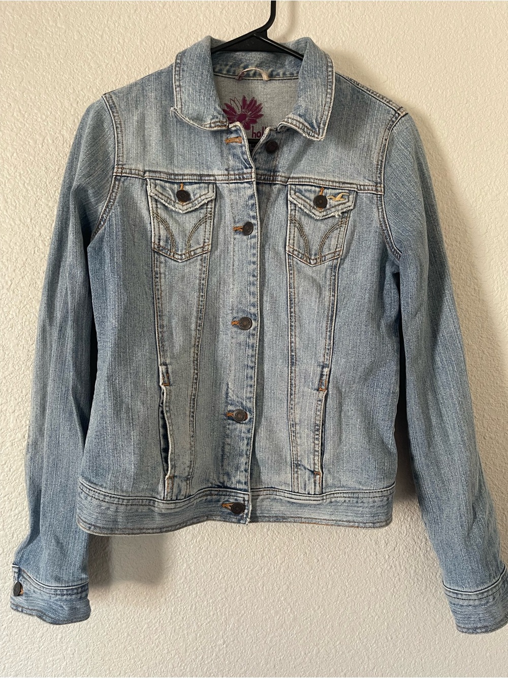 Y2K Hollister Light Blue Denim Jacket -